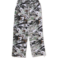 HYBRID CAMO APE FACE LOGO RELAXED FIT SWEATPANTS MENS
