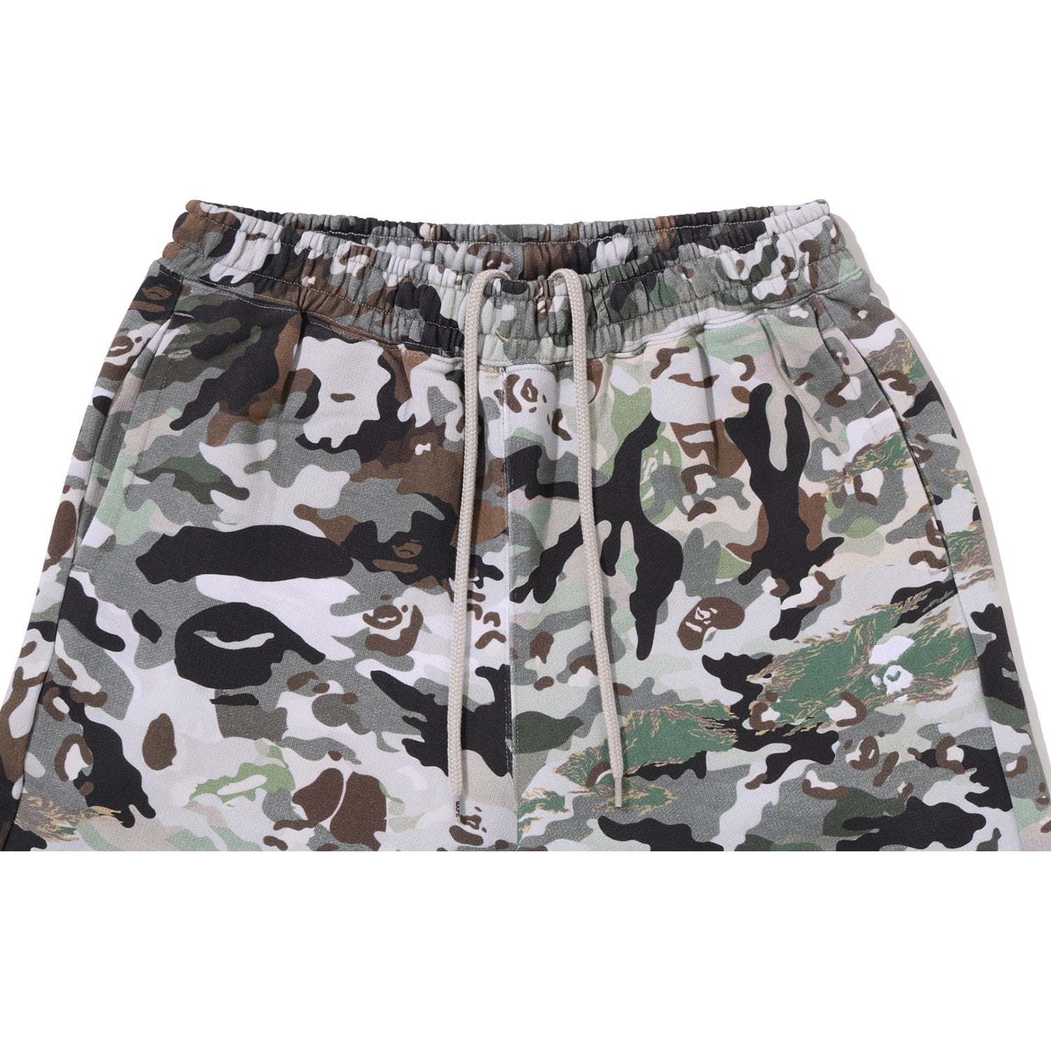 HYBRID CAMO APE FACE LOGO RELAXED FIT SWEATPANTS MENS