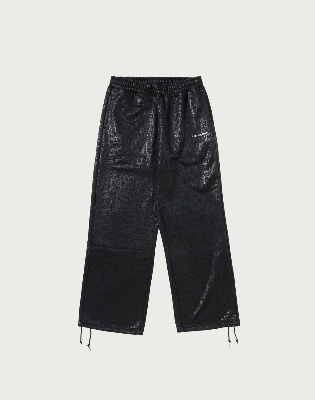 CROC PATTERN LOGO RELAXED FIT SWEATPANTS MENS