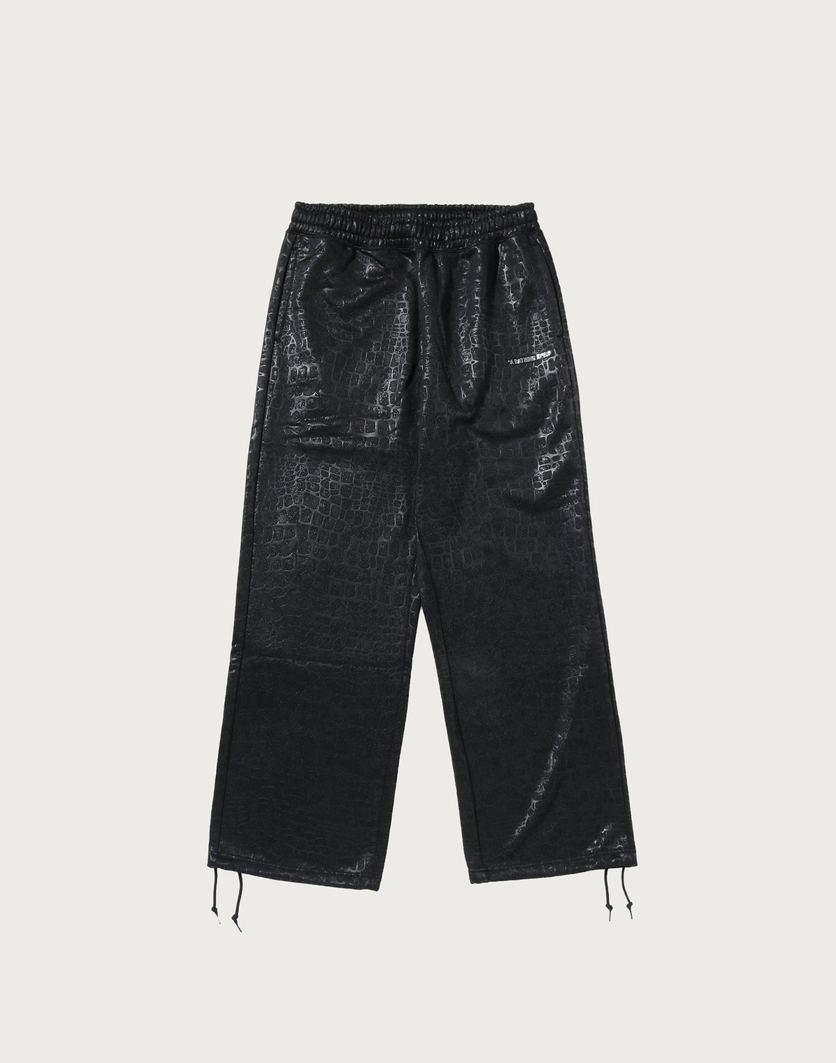 CROC PATTERN LOGO RELAXED FIT SWEATPANTS MENS