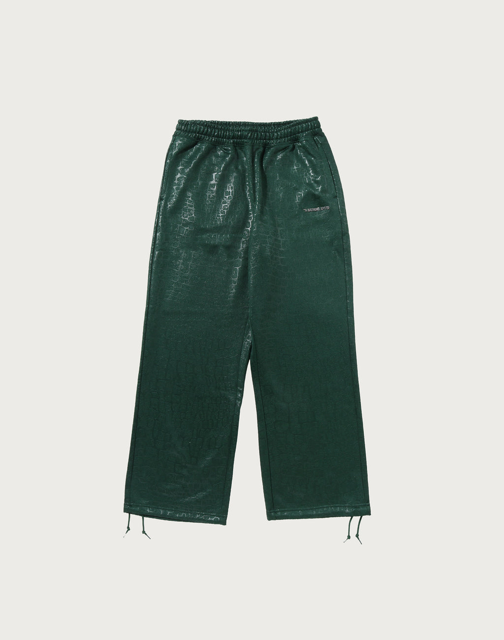 CROC PATTERN LOGO RELAXED FIT SWEATPANTS MENS
