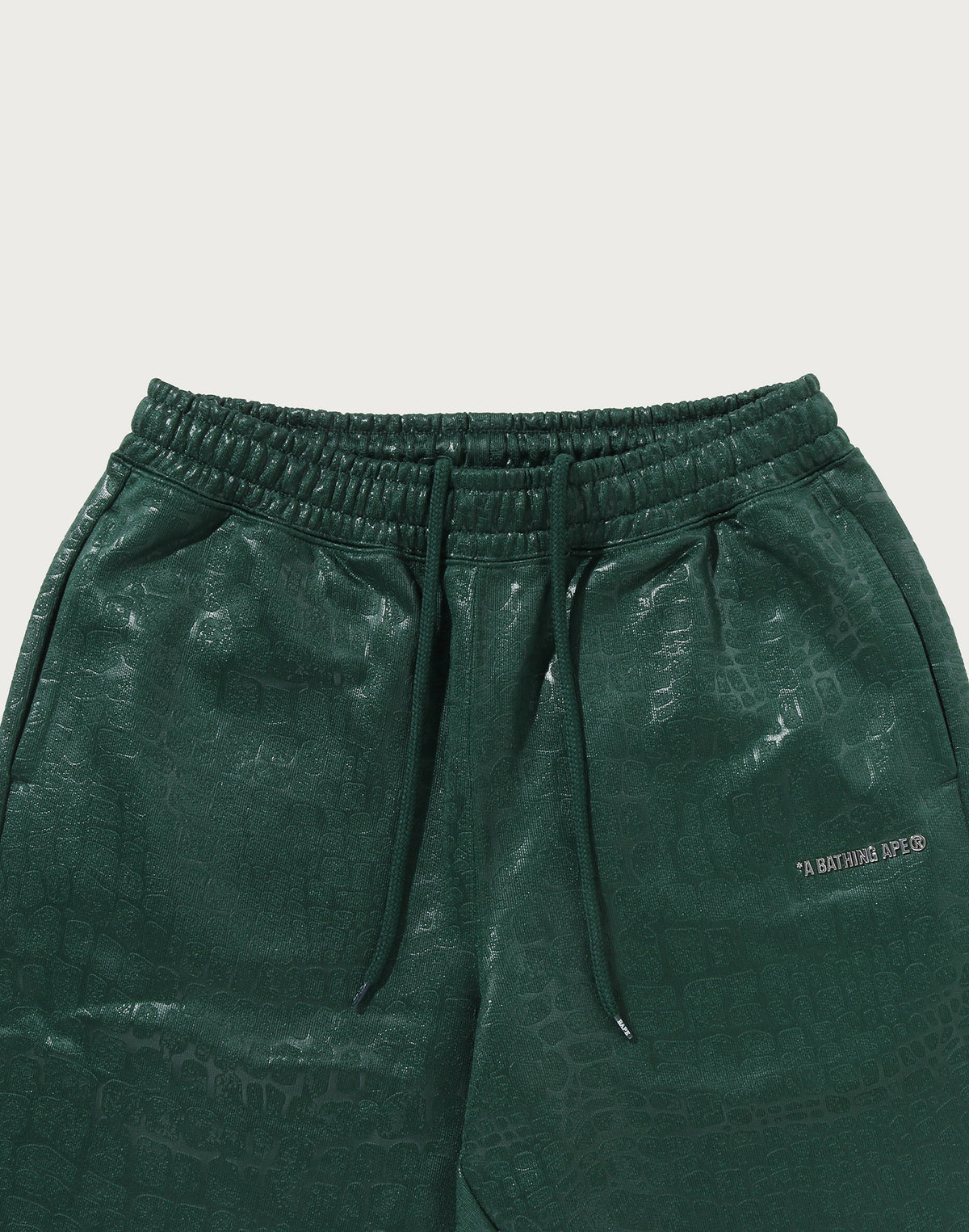 CROC PATTERN LOGO RELAXED FIT SWEATPANTS MENS