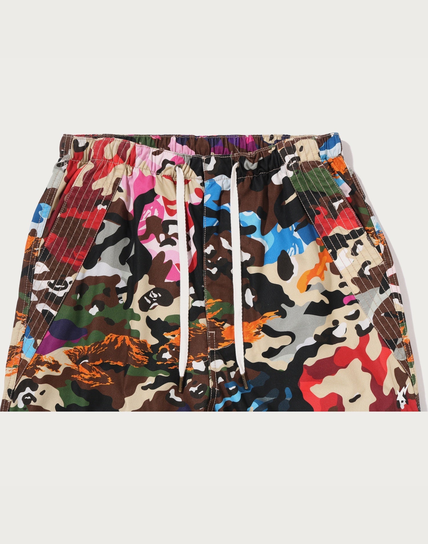 HYBRID CAMO BAPE STA CARGO PARACHUTE PANTS LADIES