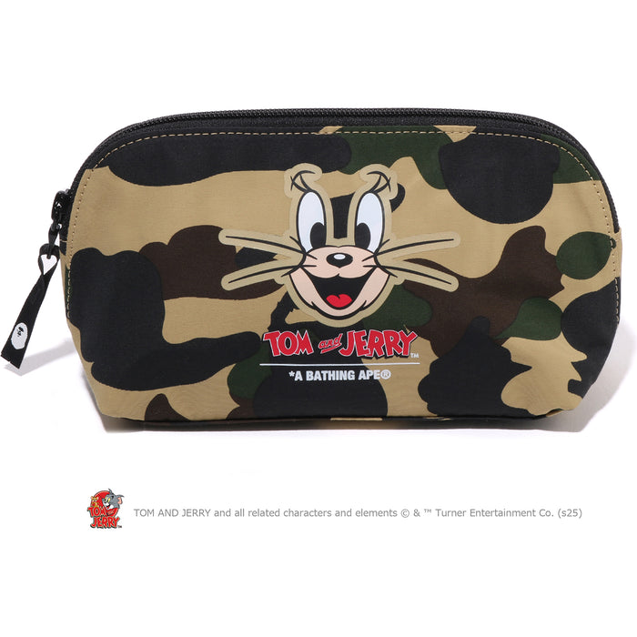 BAPE X TOM AND JERRY 85TH - 1ST CAMO POUCH MENS