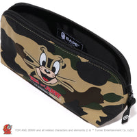 BAPE X TOM AND JERRY 85TH - 1ST CAMO POUCH MENS