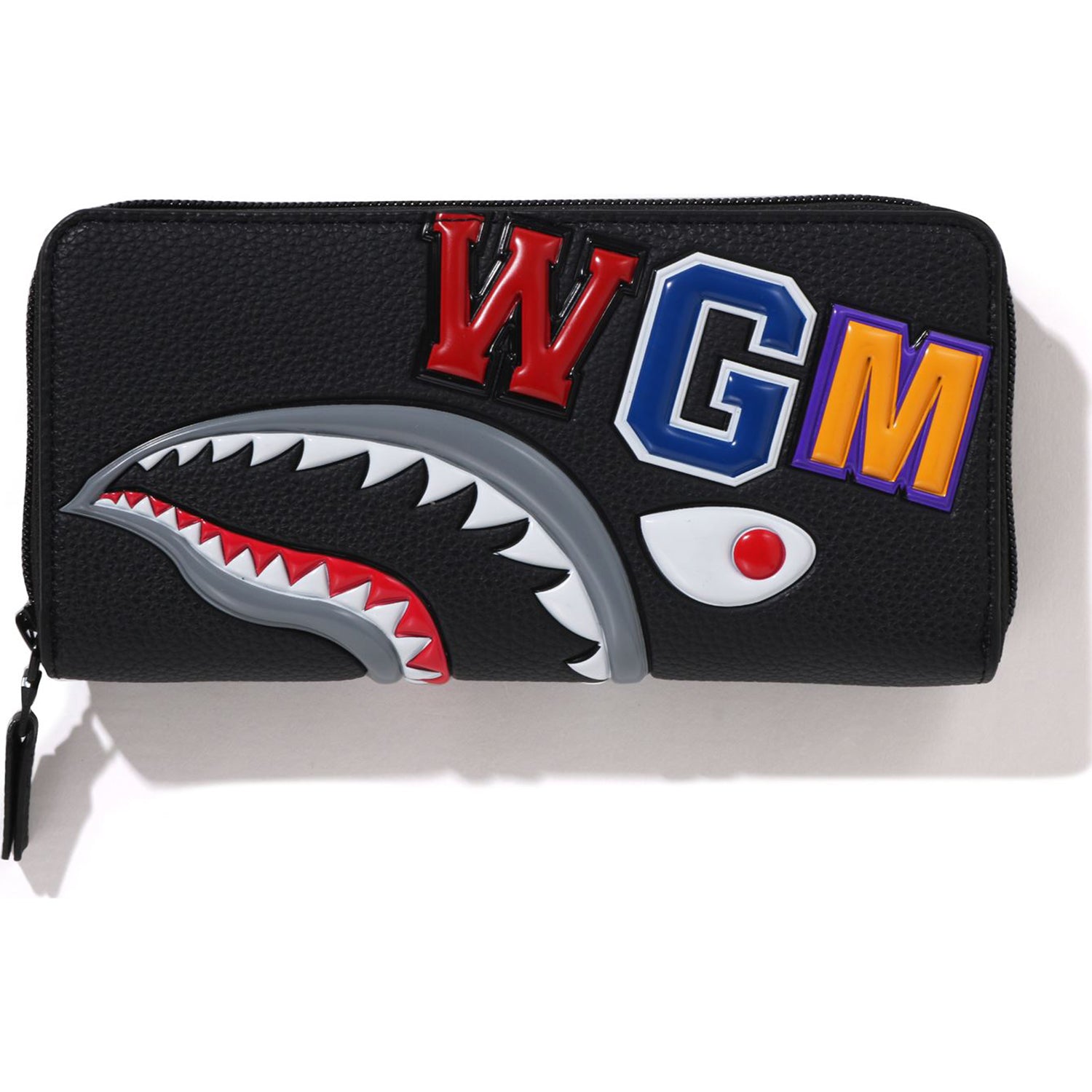 Men's BAPE SHARK Long Black Wallet FW25 Water & Stain