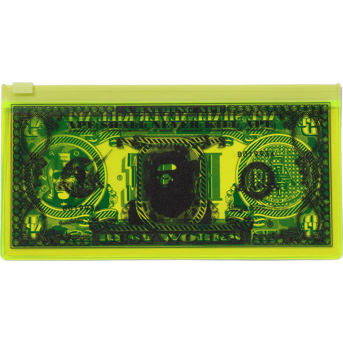 BANKNOTE DESIGN CLEAR POUCH MENS