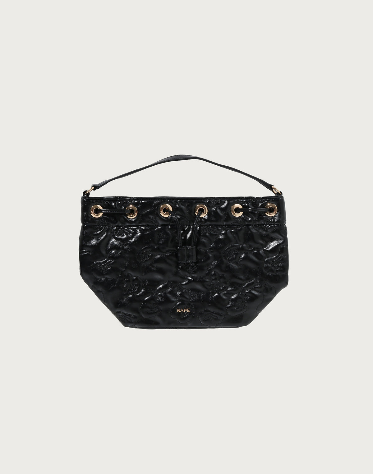 CAMO QUILTING BUCKET BAG LADIES