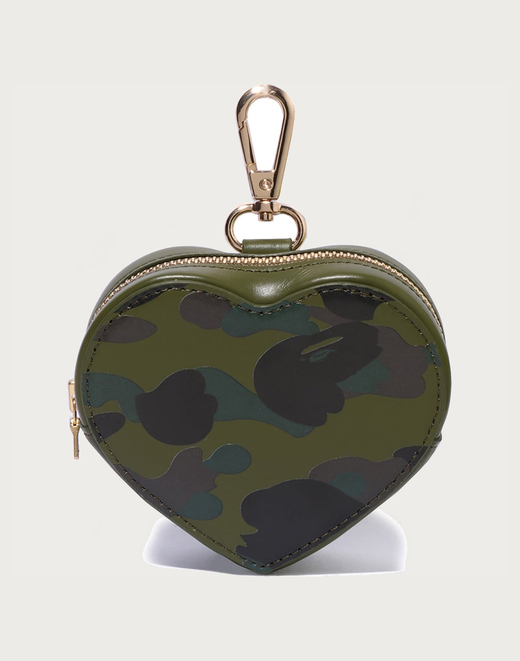 1ST CAMO HEART SHAPED COIN CASE LADIES