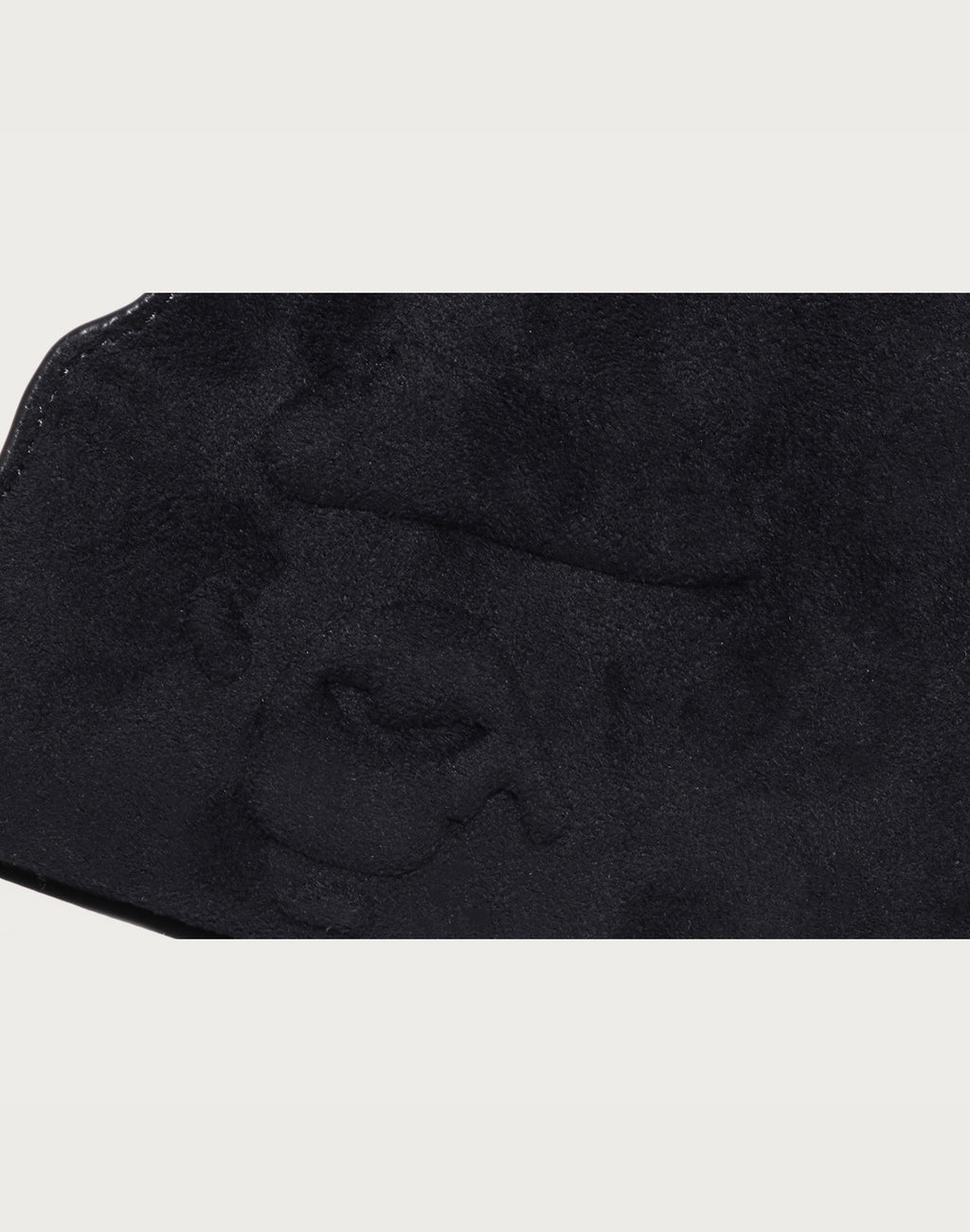 APE HEAD SUEDE EMBOSSED POUCH MENS