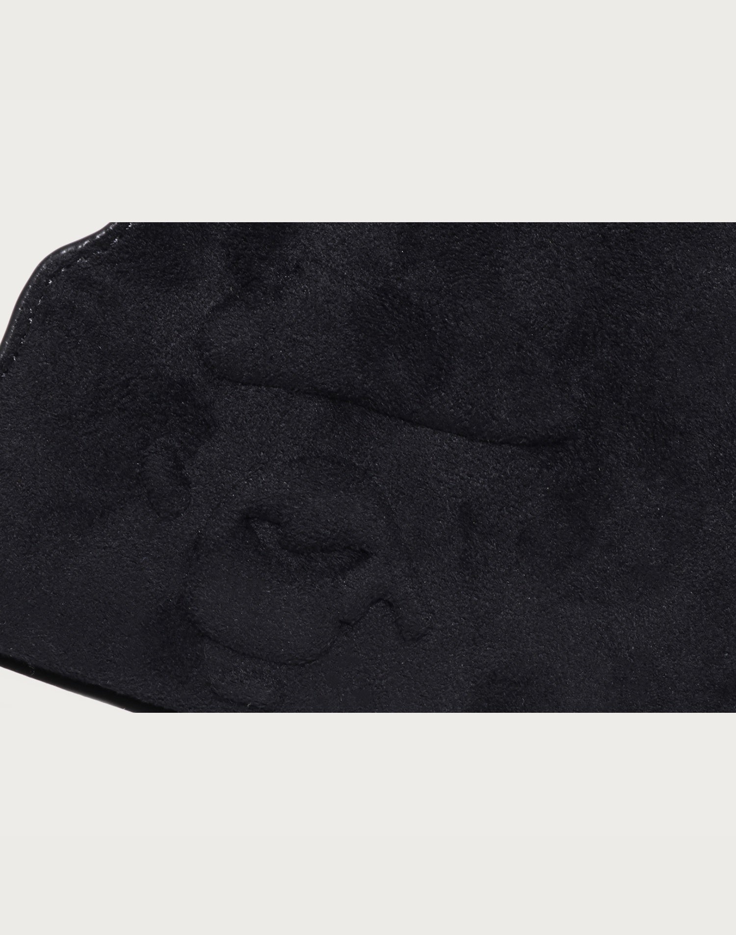 APE HEAD SUEDE EMBOSSED POUCH MENS