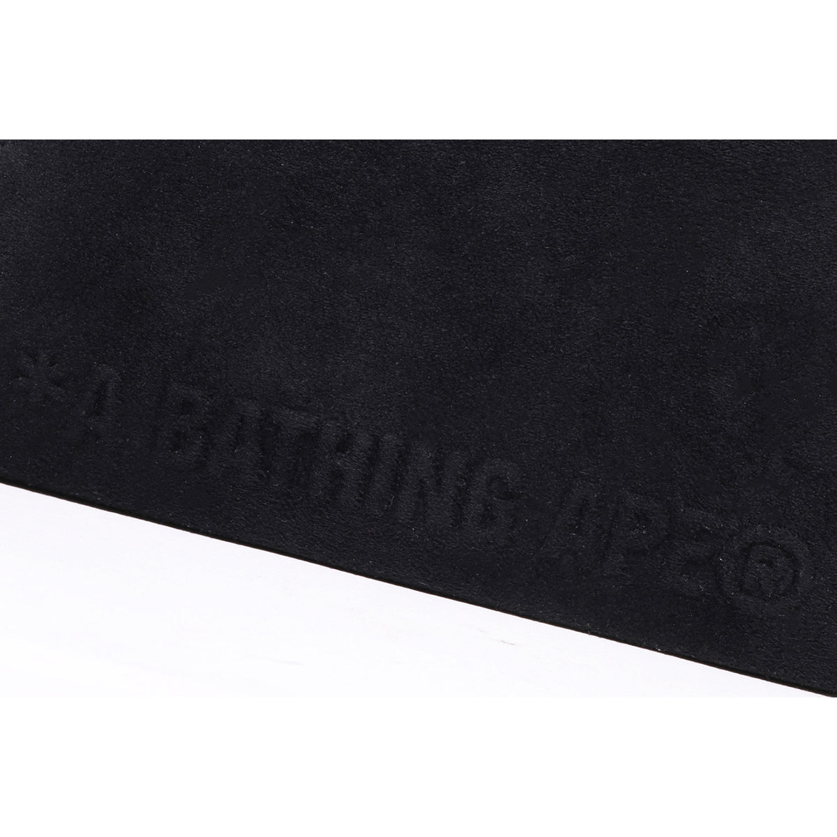 APE HEAD SUEDE EMBOSSED POUCH MENS