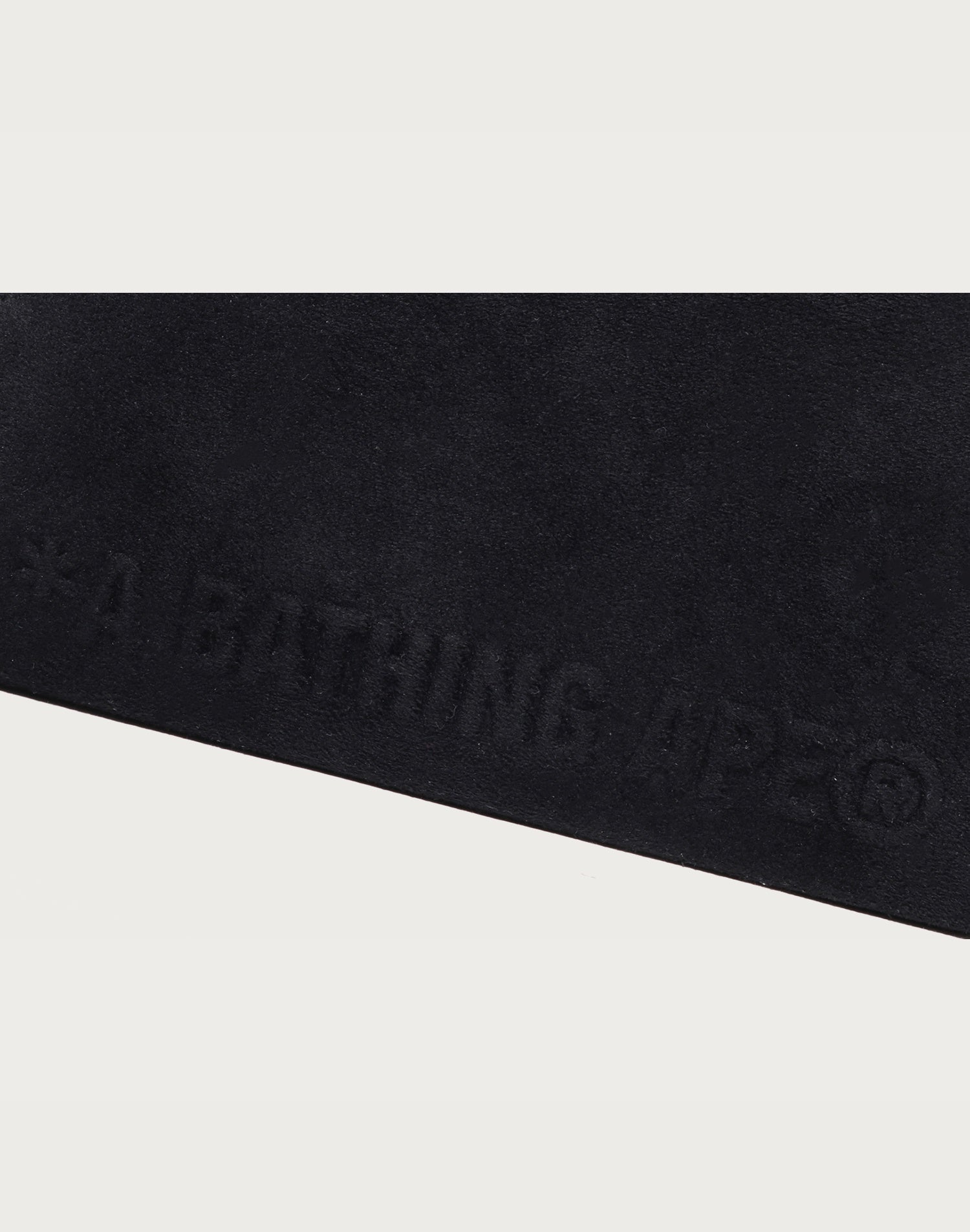 APE HEAD SUEDE EMBOSSED POUCH MENS
