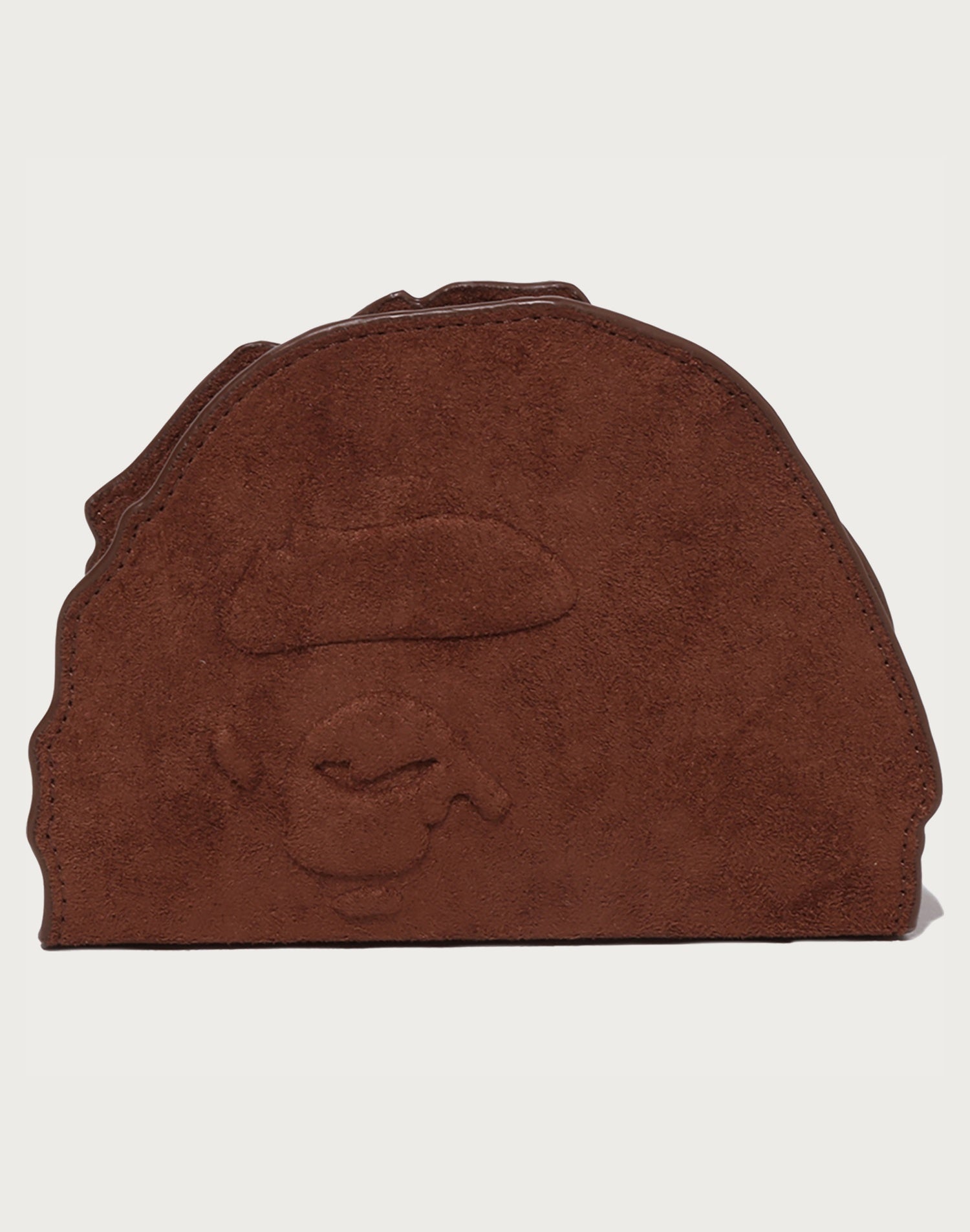 APE HEAD SUEDE EMBOSSED POUCH MENS