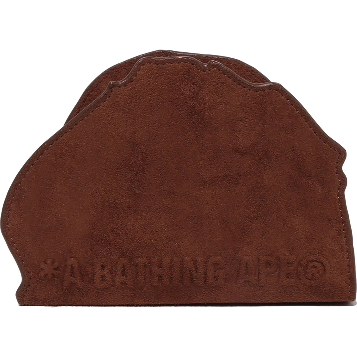 APE HEAD SUEDE EMBOSSED POUCH MENS