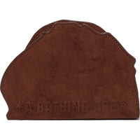APE HEAD SUEDE EMBOSSED POUCH MENS