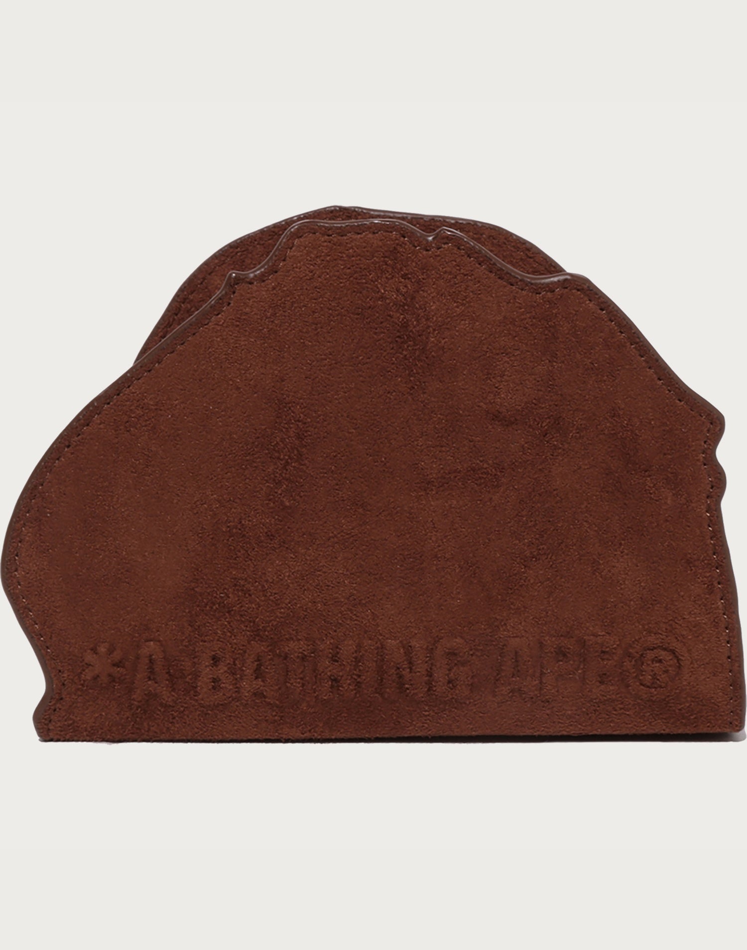 APE HEAD SUEDE EMBOSSED POUCH MENS
