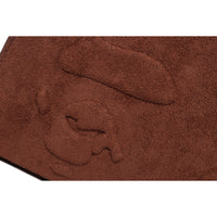 APE HEAD SUEDE EMBOSSED POUCH MENS