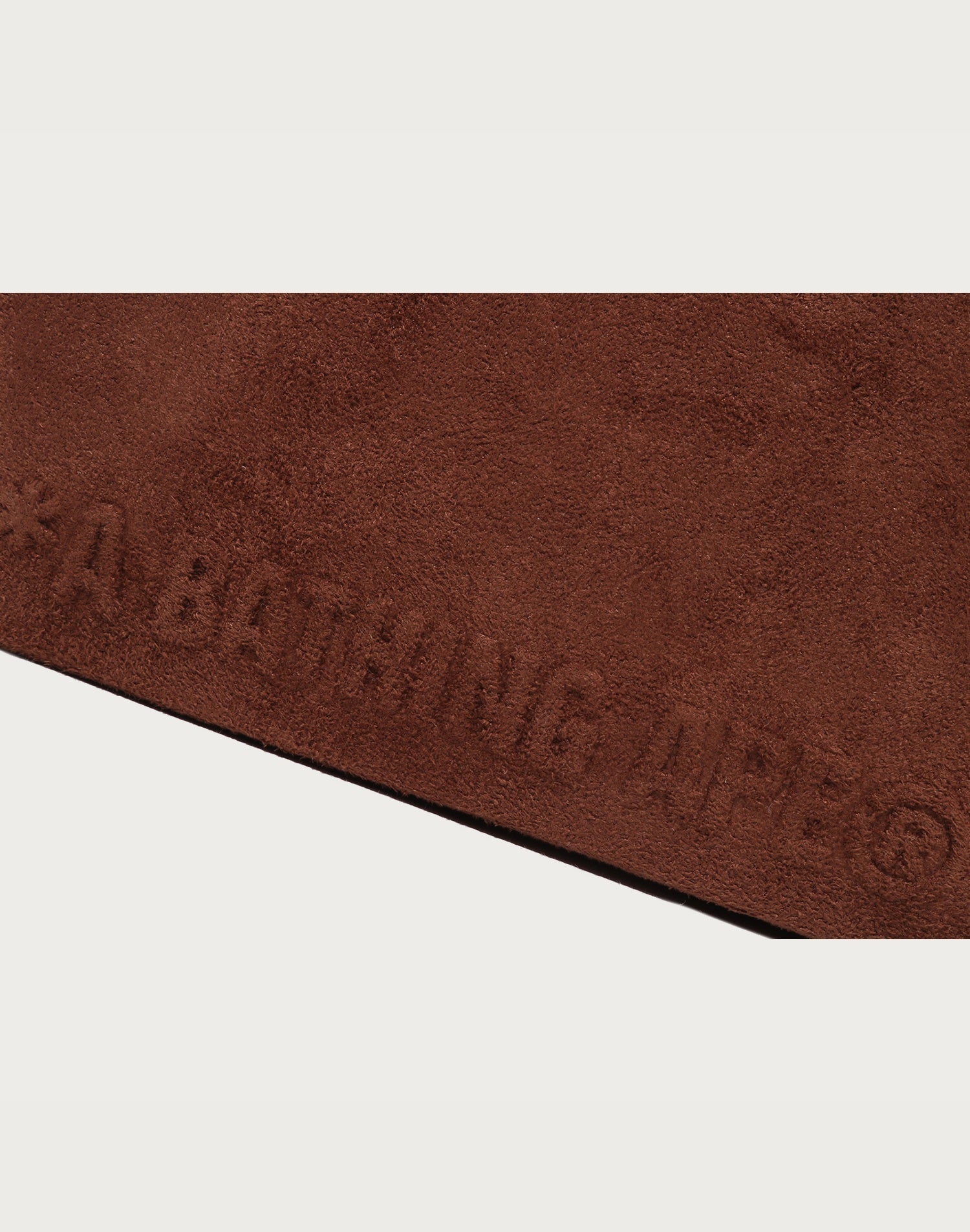 APE HEAD SUEDE EMBOSSED POUCH MENS