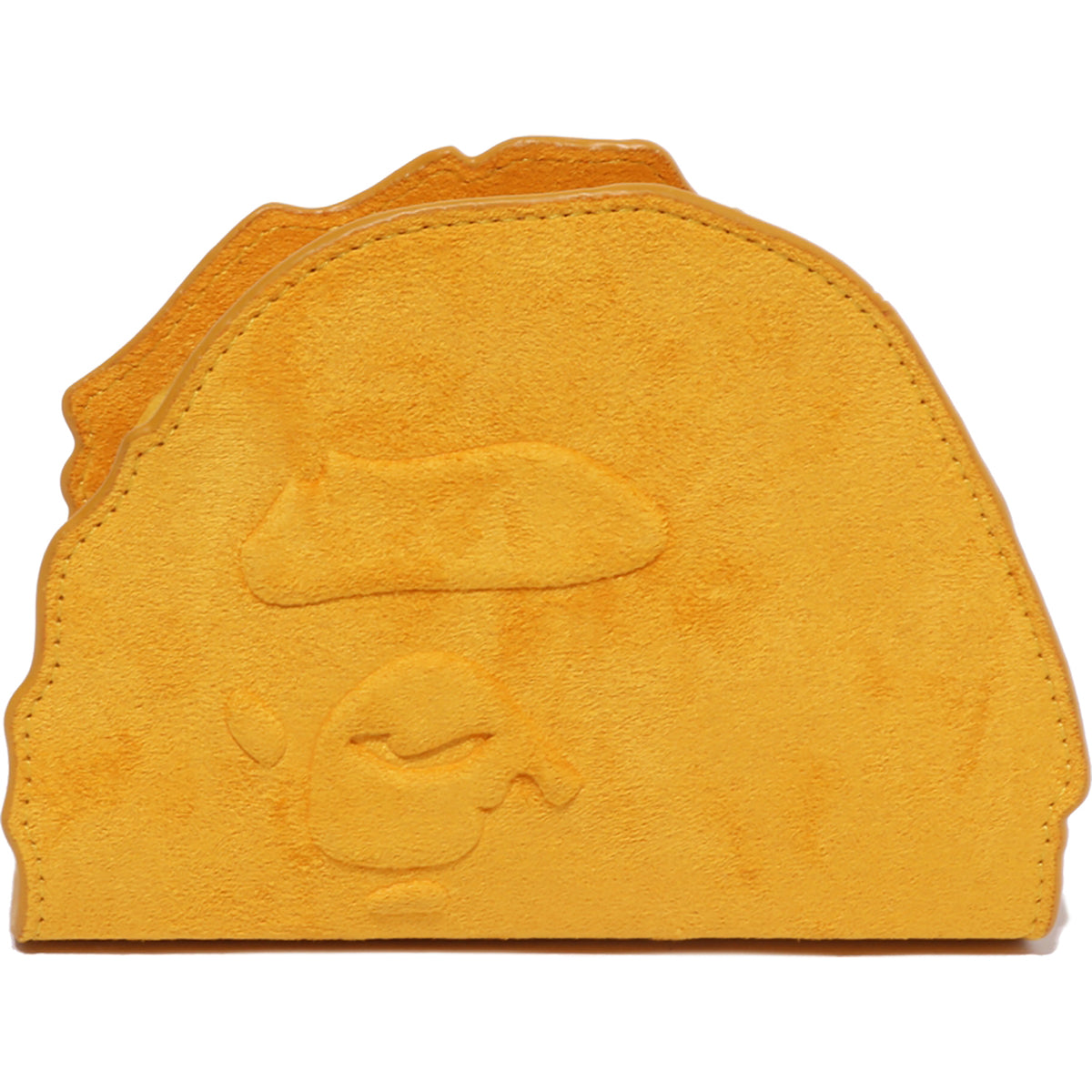 APE HEAD SUEDE EMBOSSED POUCH MENS