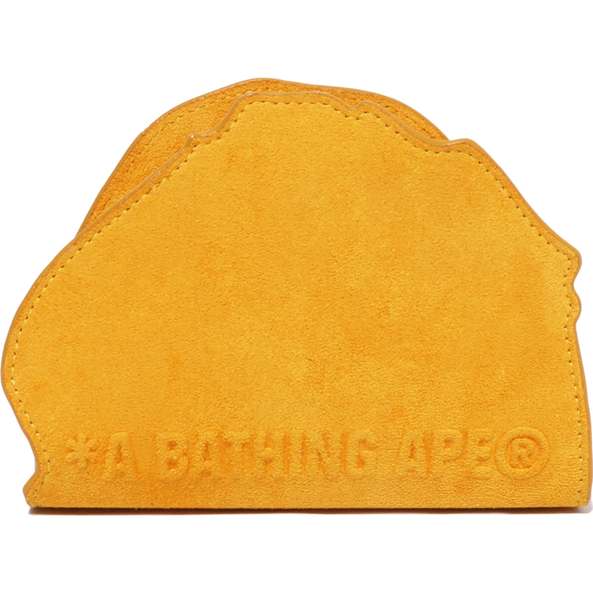 APE HEAD SUEDE EMBOSSED POUCH MENS
