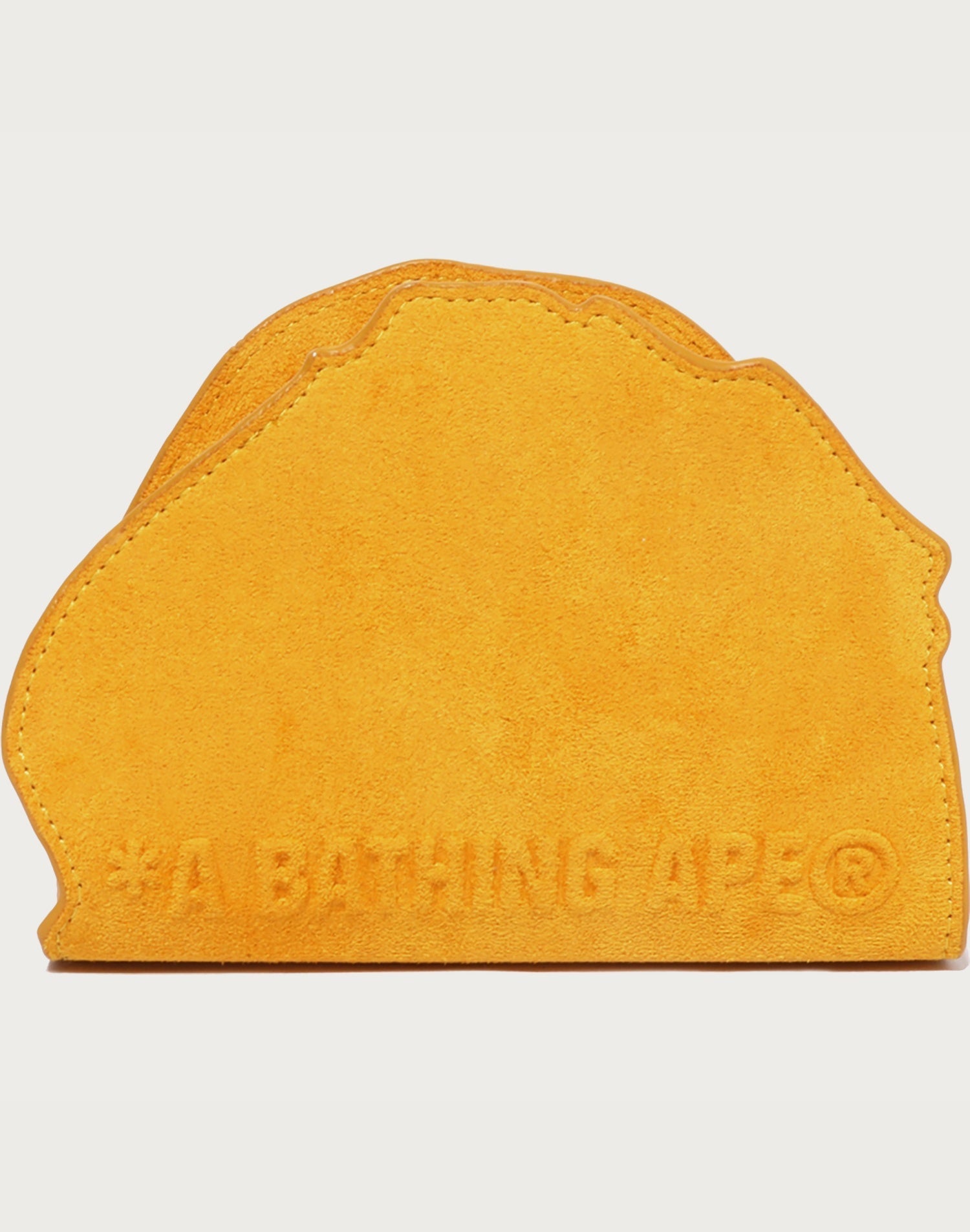 APE HEAD SUEDE EMBOSSED POUCH MENS