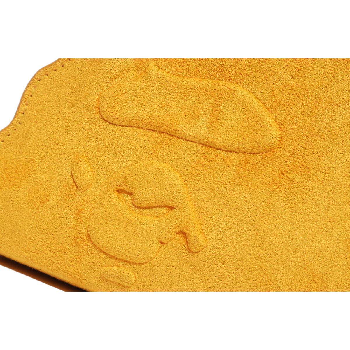APE HEAD SUEDE EMBOSSED POUCH MENS