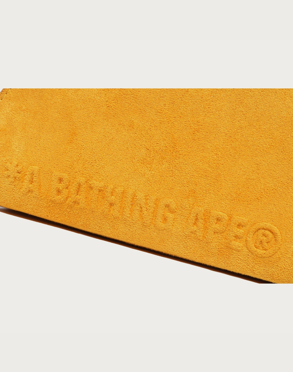APE HEAD SUEDE EMBOSSED POUCH MENS