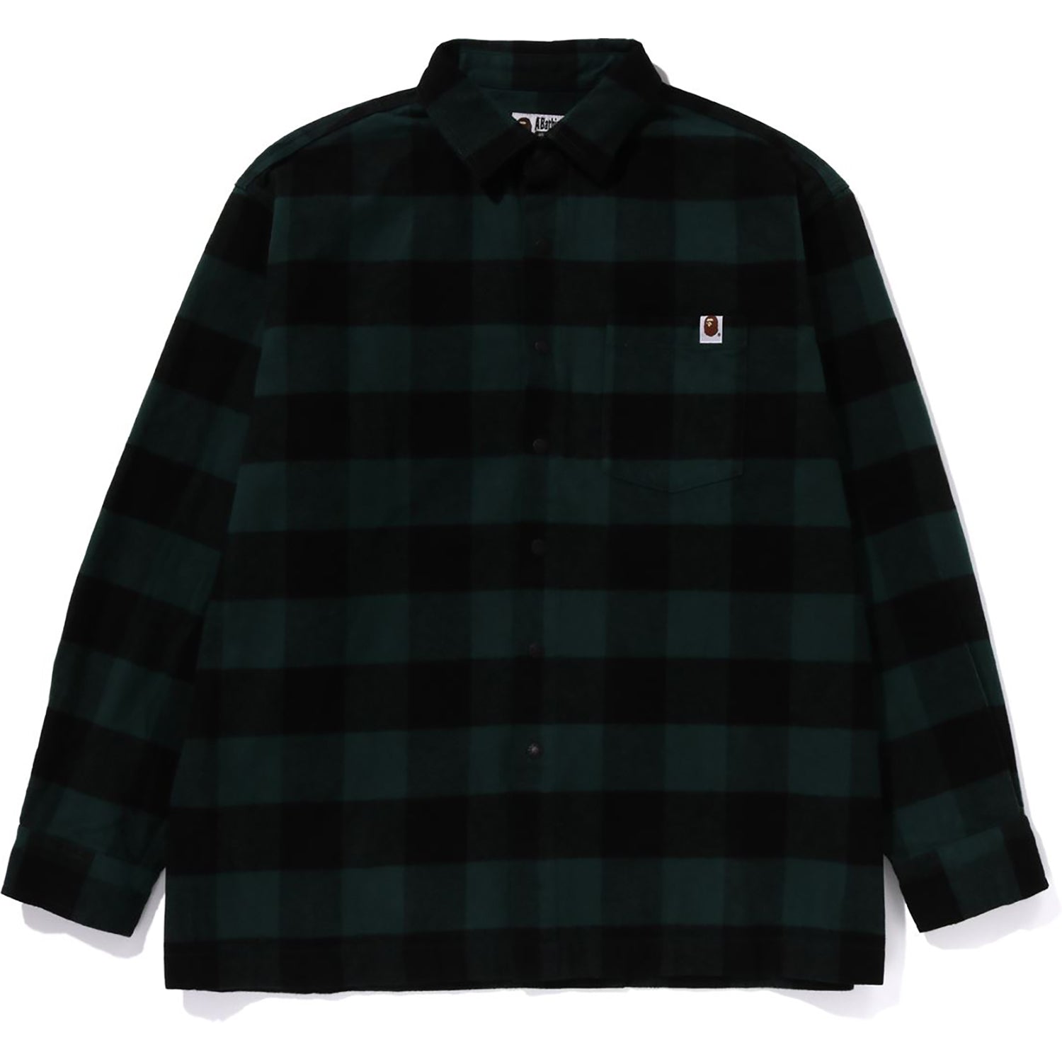 BLOCK CHECK SHIRT RELAXED FIT MENS – us.bape.com