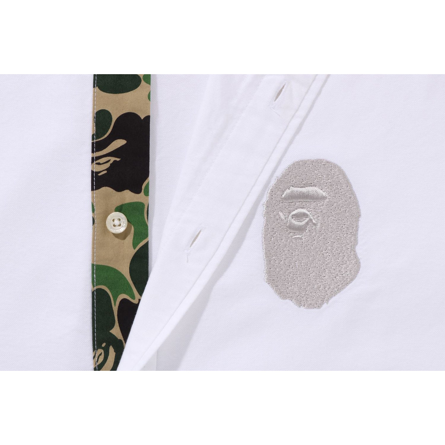 APE HEAD EMBROIDERY OXFORD SHIRT RELAXED FIT MENS – us.bape.com
