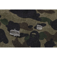 1ST CAMO BLOCKING DESTORYED HEAVY WASH LOGO LS SHIRT MENS