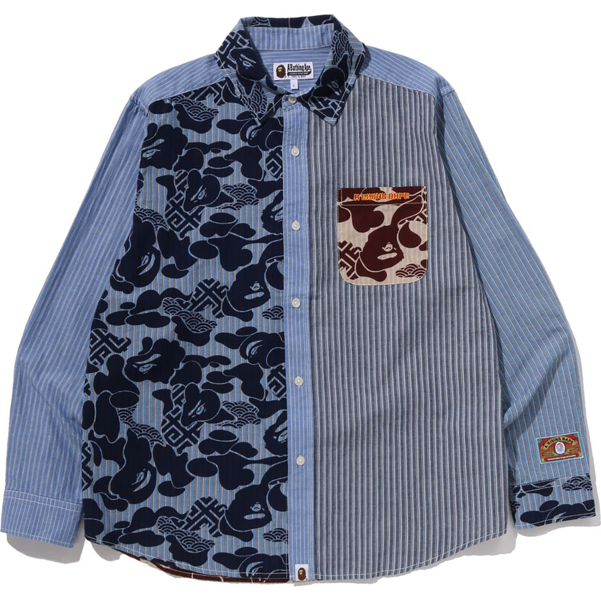 ASIA CAMO PATCHWORK SHIRT MENS