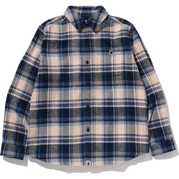 BAPE CHECK SHIRT MENS