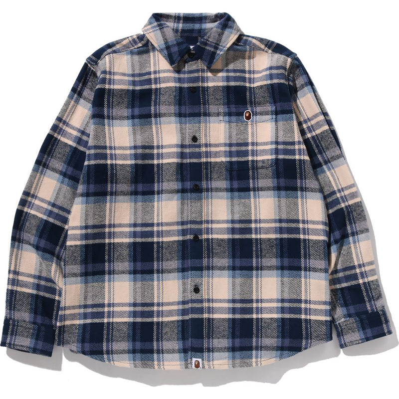 BAPE CHECK SHIRT MENS