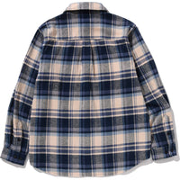 BAPE CHECK SHIRT MENS