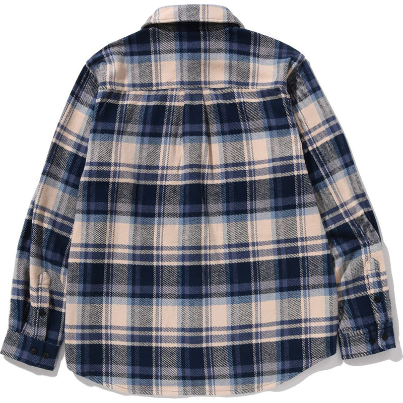 BAPE CHECK SHIRT MENS