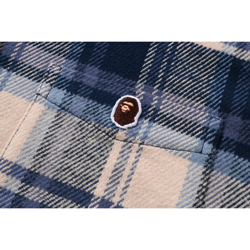 BAPE CHECK SHIRT MENS