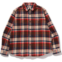BAPE CHECK SHIRT MENS