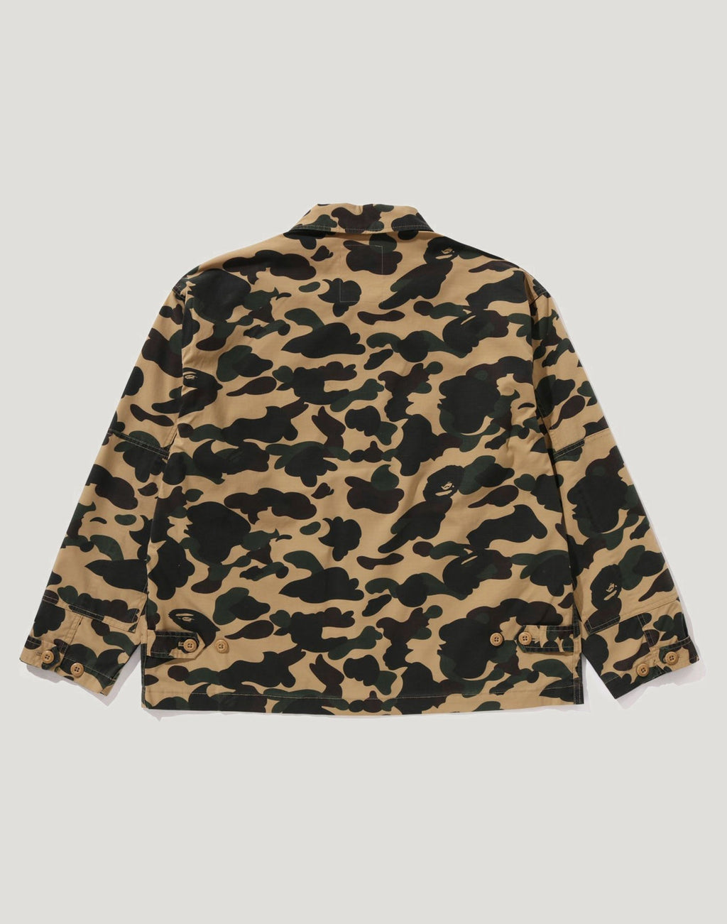 1ST CAMO HEAVY WASHED MULTI POCKET CARGO LS SHIRT MENS