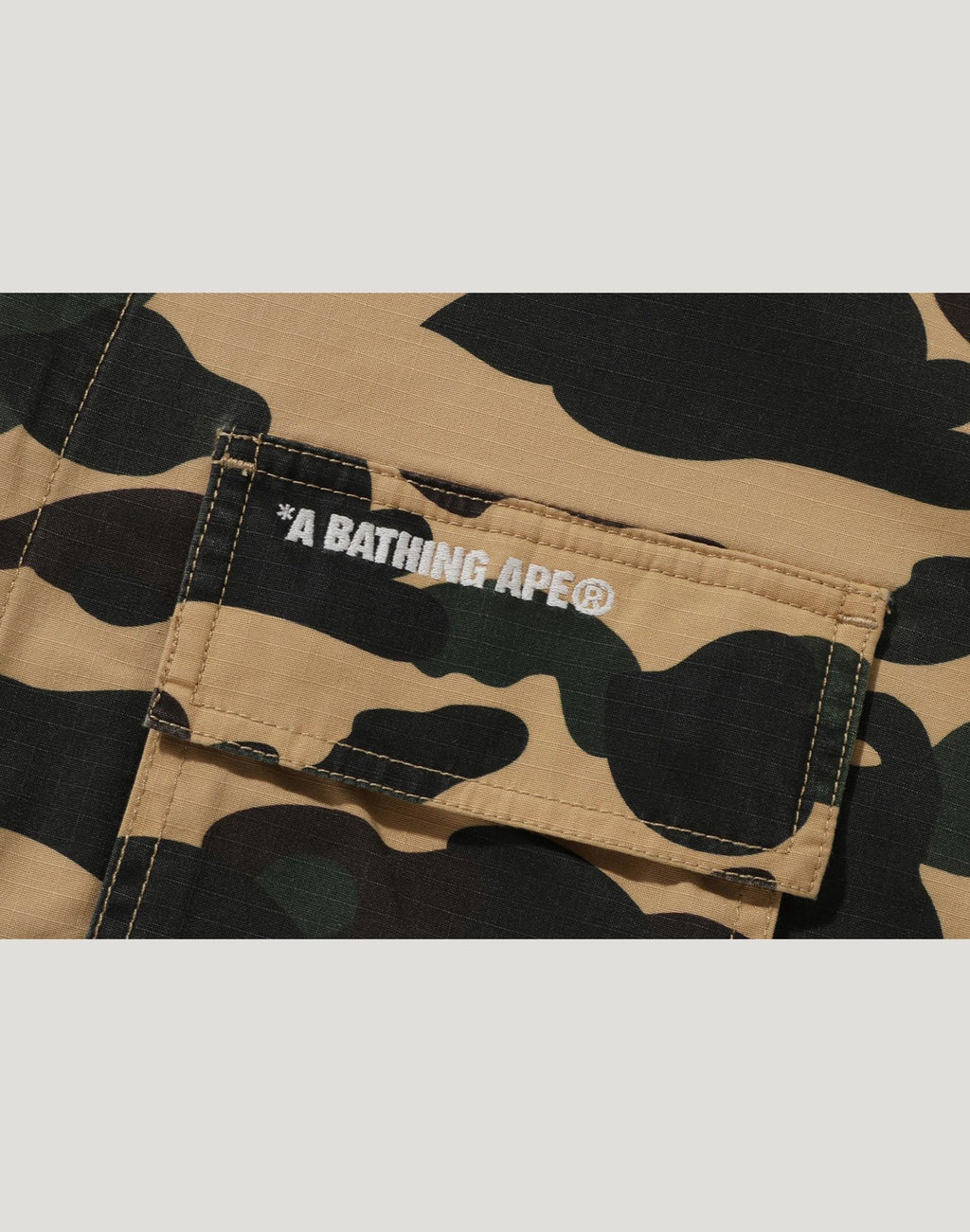 1ST CAMO HEAVY WASHED MULTI POCKET CARGO LS SHIRT MENS