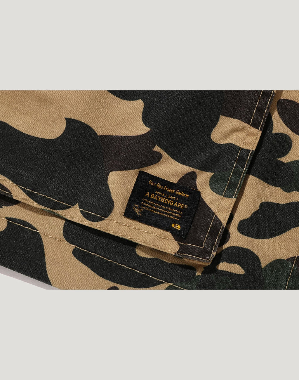 1ST CAMO HEAVY WASHED MULTI POCKET CARGO LS SHIRT MENS