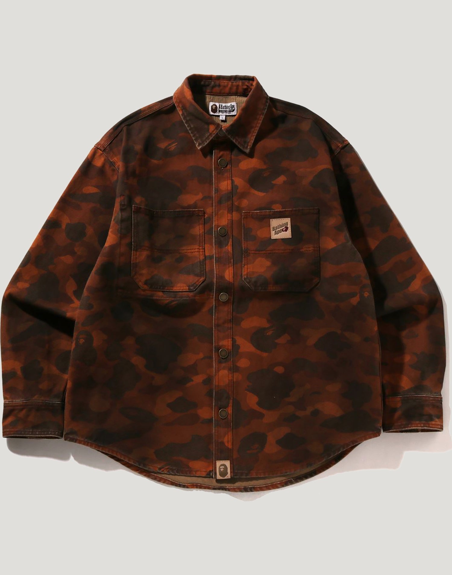 SOLID 1ST CAMO WORK LS SHIRT MENS