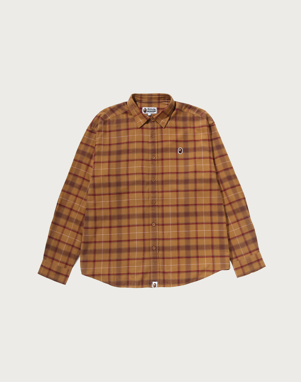 ONE POINT FLANNEL CHECK LS SHIRT MENS