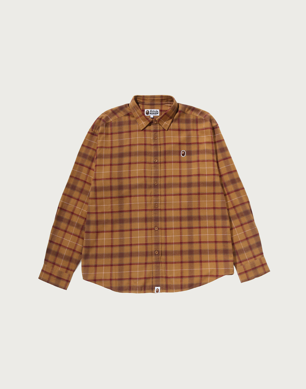 ONE POINT FLANNEL CHECK LS SHIRT MENS