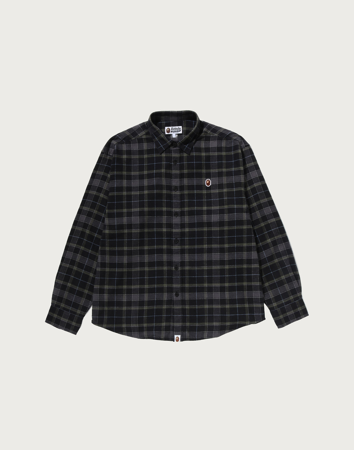 ONE POINT FLANNEL CHECK LS SHIRT MENS