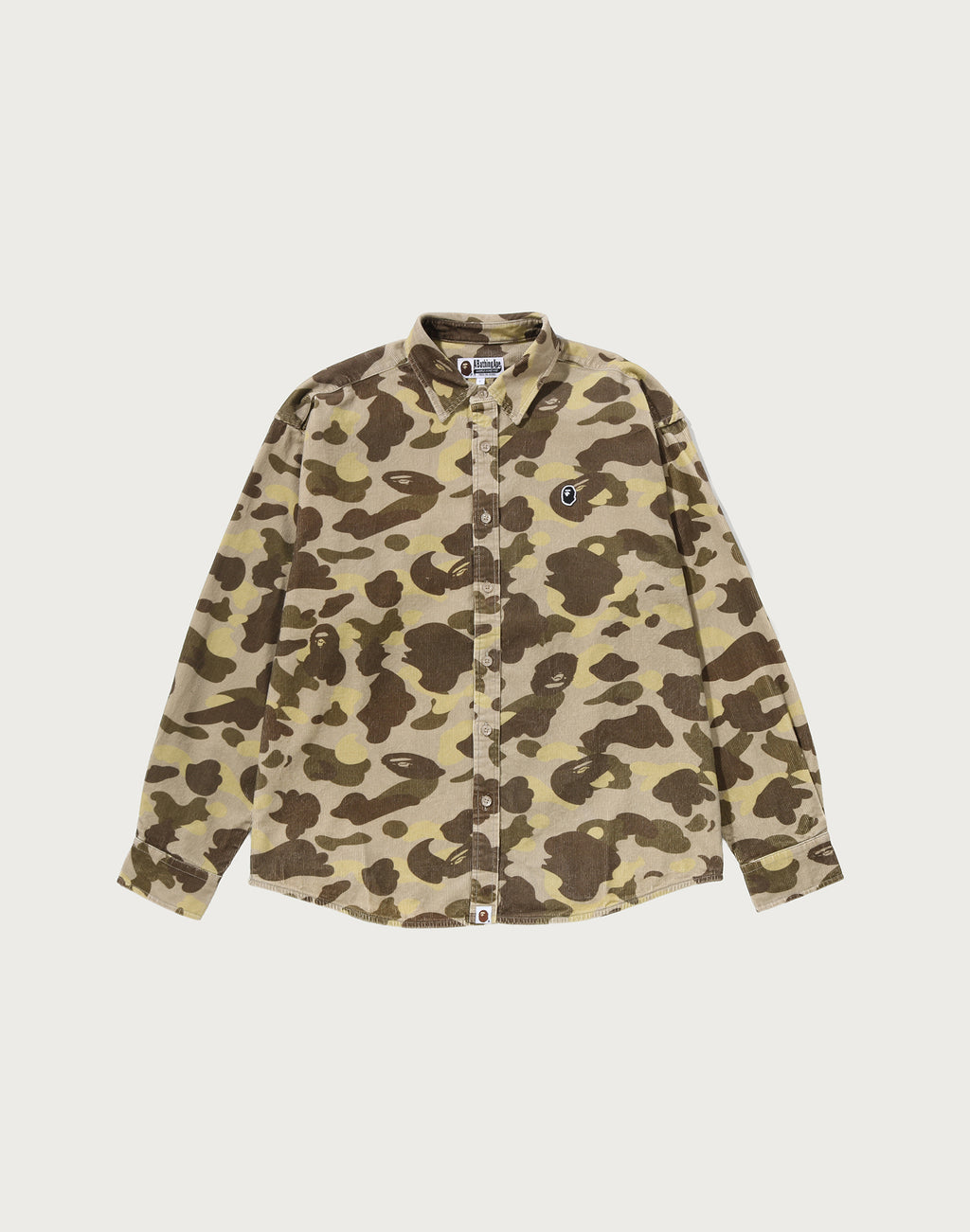 ONE POINT COLOR CAMO CORDUROY LS SHIRT MENS