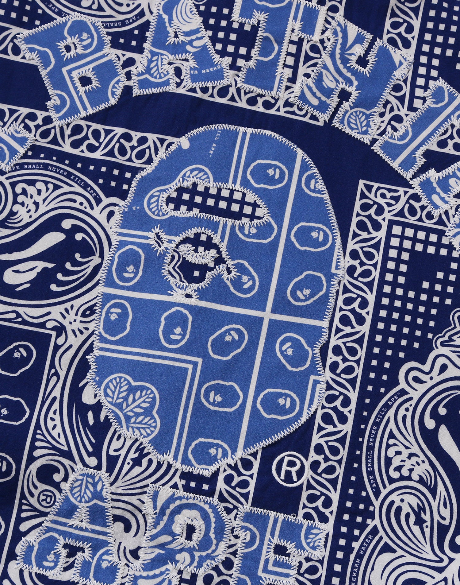 PAISLEY PATTERN LS SHIRT MENS