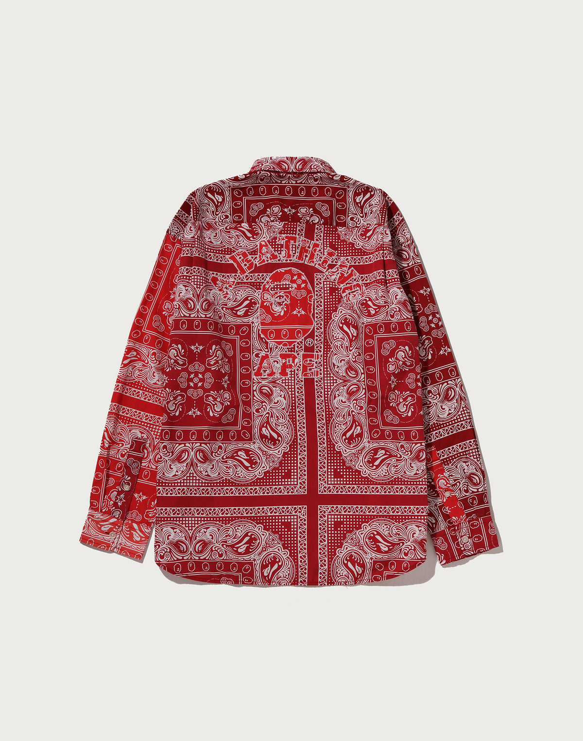 PAISLEY PATTERN LS SHIRT MENS