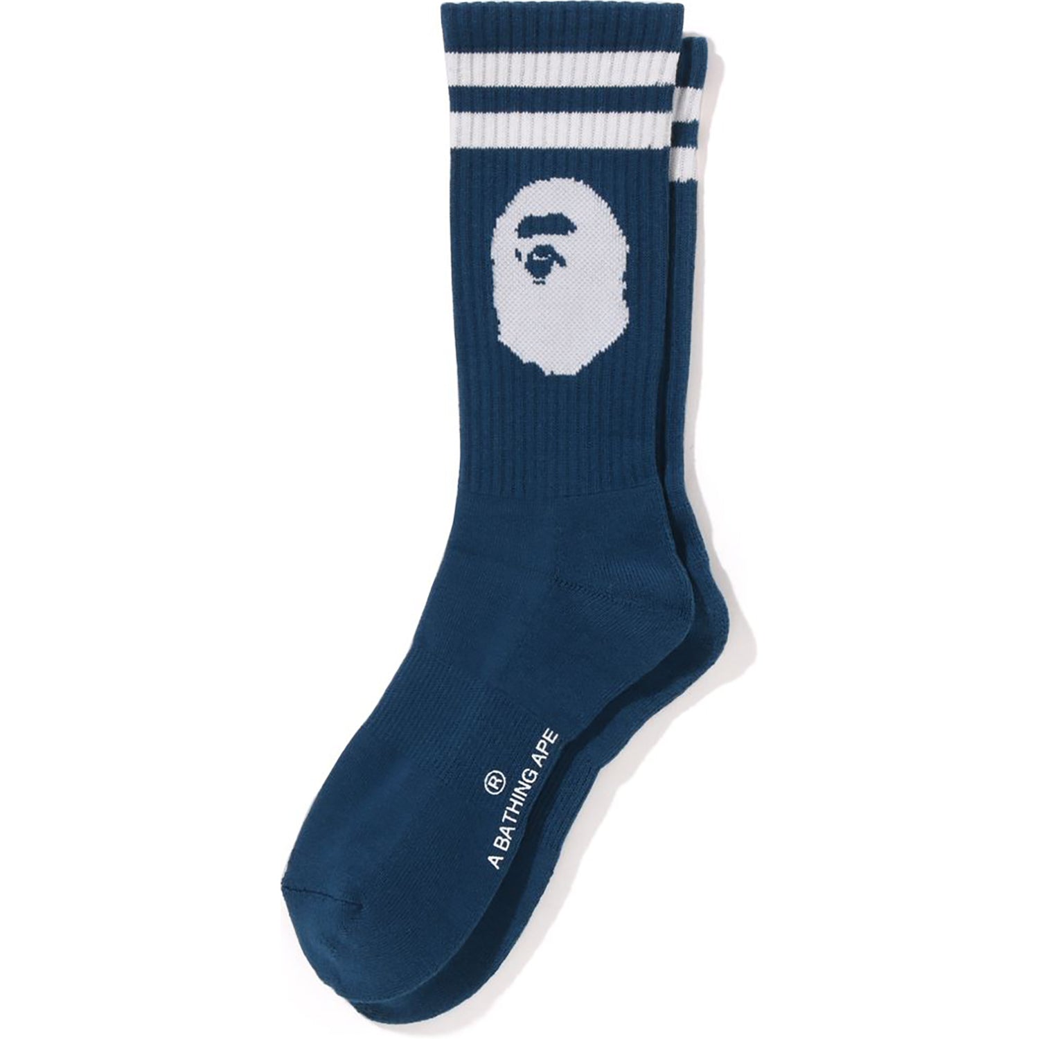 BAPE Ape Head Line Socks (SS24) White