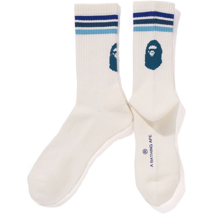 BAPE LINE SOCKS MENS